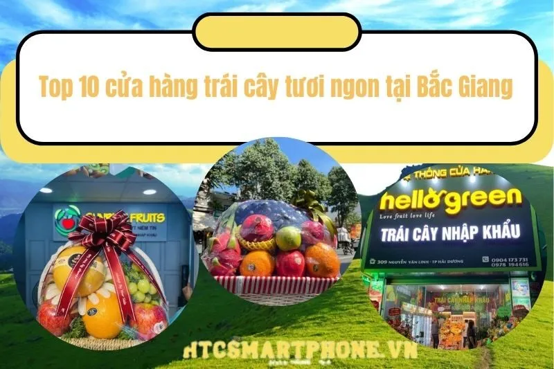top 10 cửa hàng trái cây tươi ngon tại Bắc Giang