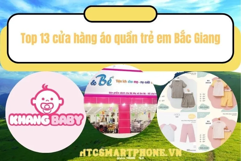 Top 13 cửa hàng áo quần trẻ em Bắc Giang