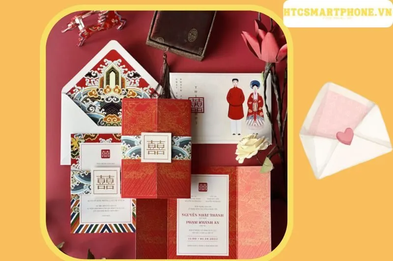 Thiệp Cưới Sơn Động