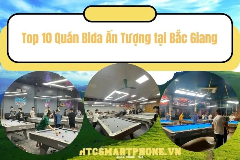 Top 10 Quán Bida Ấn Tượng tại Bắc Giang
