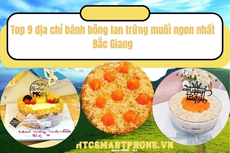 Top 9 địa chỉ bánh bông lan trứng muối ngon nhất Bắc Giang