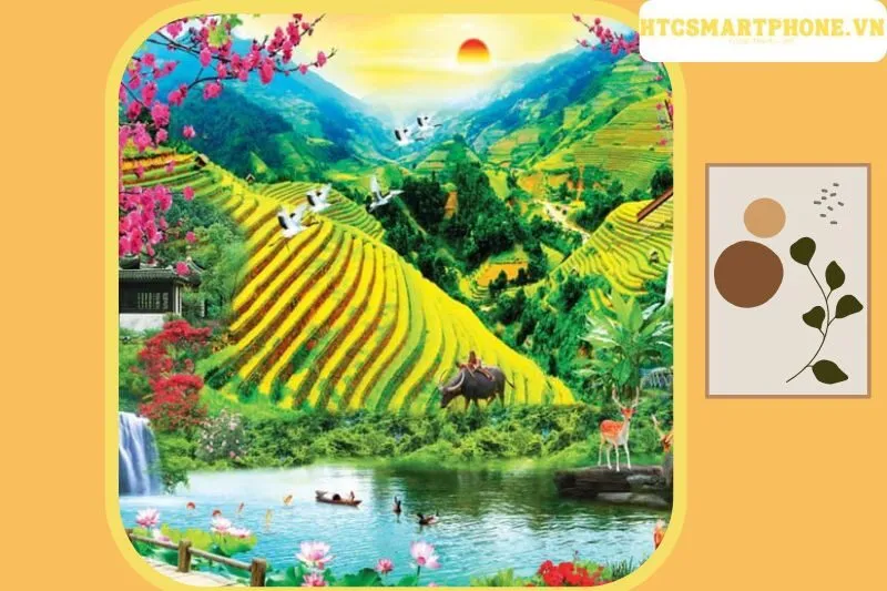 Tranh Dán Tường 3D Lục Nam